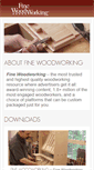Mobile Screenshot of finewoodworkingmediakit.com