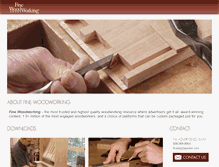 Tablet Screenshot of finewoodworkingmediakit.com